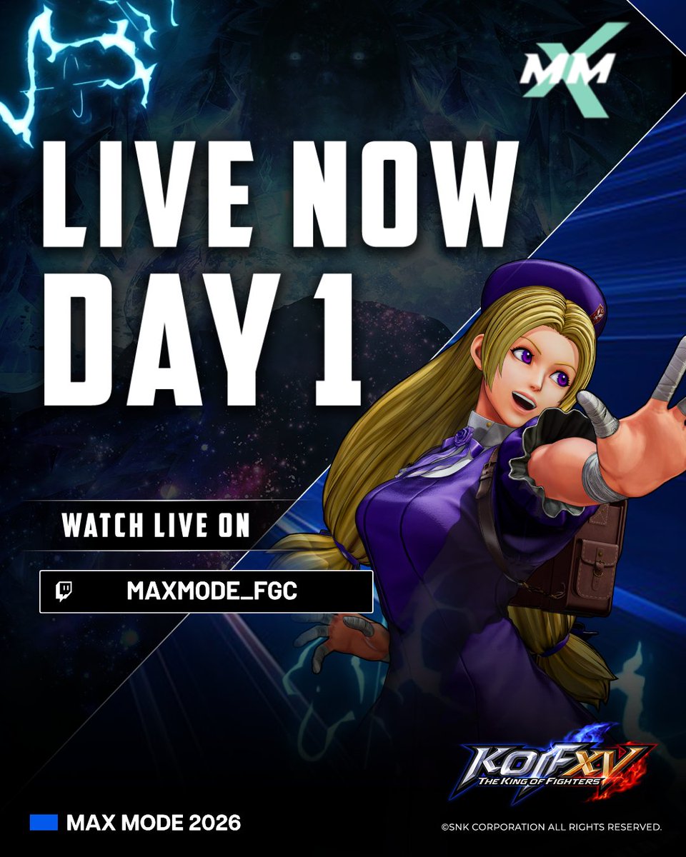 snk_esports_hub's tweet photo. ๐ฅ THE KING OF FIGHTERS XV pools are kicking off in #MAXMODE! Who will advance and make their mark?
Tune in now and catch all the action from the start: https://t.co/2g2AMigkCv
#KOFXV https://t.co/qt6JKkB4WR