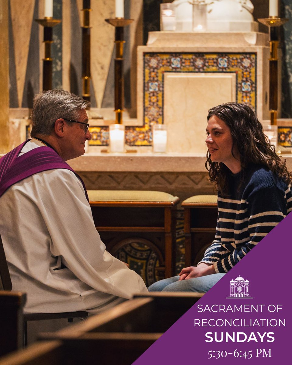 StClement's tweet photo. Come explore God's mercy and experience a reconciliation of heart. Confessions are heard from 4-4:45pm on Saturdays and from 5:30-6:45pm on Sundays.  We invite you to come home to God.✝️

#faith #forgiveness #mercy #reconciliation #chicagocatholic https://t.co/ZyF9bhHrsj