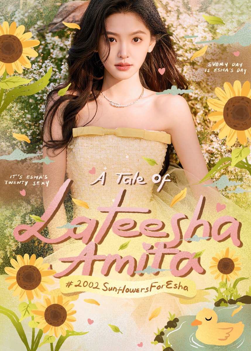 ssefmun's tweet photo. 🎂OPFOLLBACK🎂

RT

Hello! As this month holds the birth of our fairy princess @.lateechaa, before it ends, let send her kind words and prayers. Celebrate her journey, achievements, and most of all, her radiant presence that spreads joy like a sunflower in bloom. Thank you! 🌻 https://t.co/ONwzzg5mdy