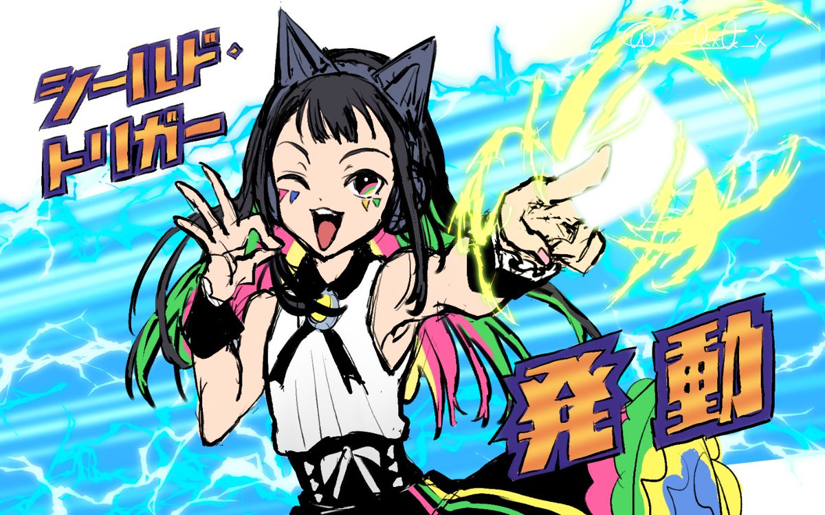 x__QxQ__x's tweet photo. ST発動絵、描いてるの一番おもしろい https://t.co/r4psRcLKXo