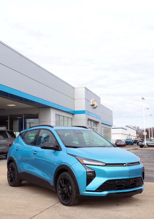 The 2027 Chevrolet Bolt has returned with a fresh redesign at an affordable price tag, making this vehicle a great compact EV option. Available in LT &amp; sporty RS trims. #PenskeChevrolet #ChevroletBolt #ChevroletBoltLT #ChevroletBoltRT