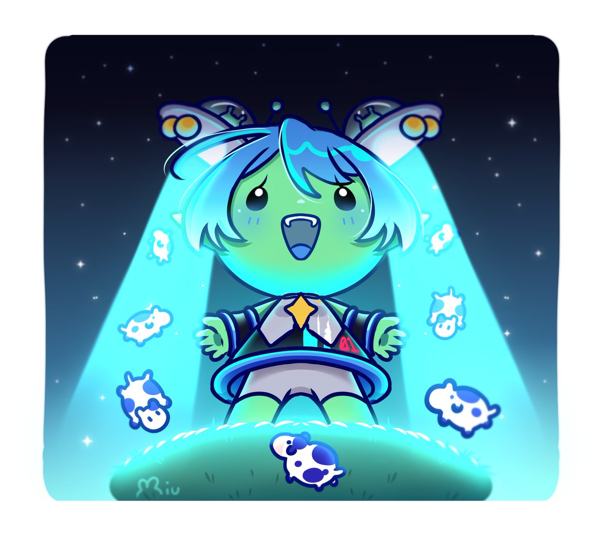 Miku Alien 𖥔👽🪐˖ ⋆.˚