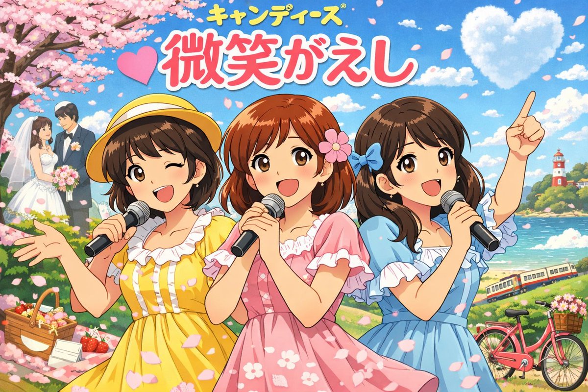 2026.3.1 3月 春です キャンディーズです✨ #名曲 ツィート1336 #微笑