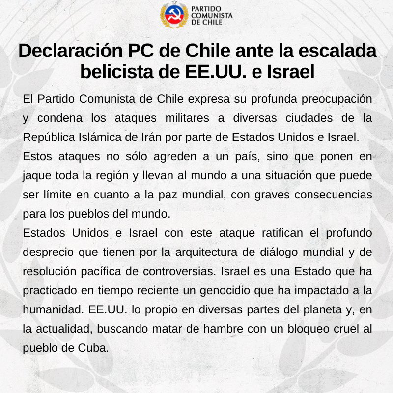 Partido Comunista de Chile tweet media