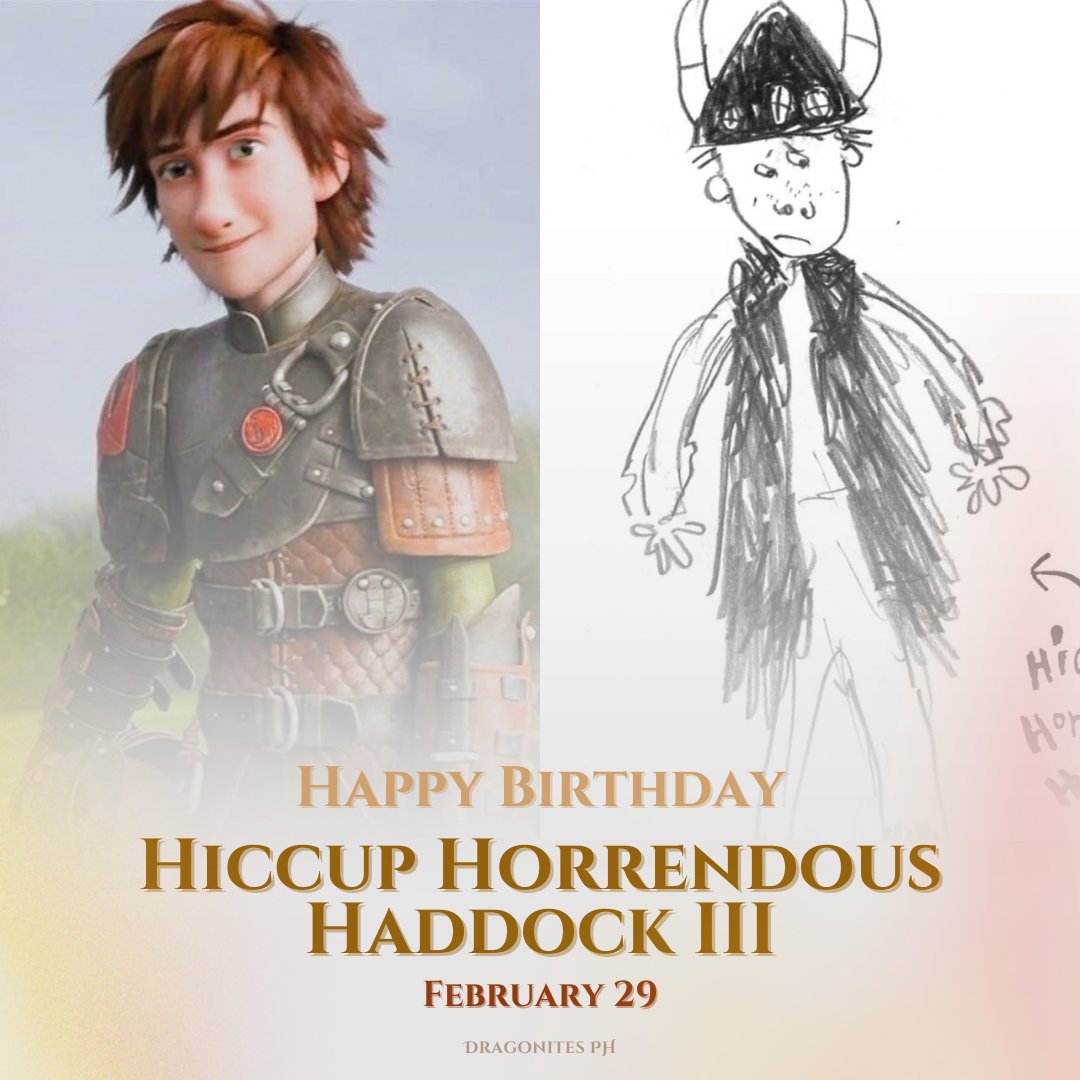 This year may not be a leap year, but we never miss his day. To The Dragon Whisperer, Pride of Berk, Hope and Heir to the Tribe of the Hairy Hooligans, and King of the Wilderwest, Happy Birthday! 🐉

#DragonitesPH
#HowToTrainYourDragon