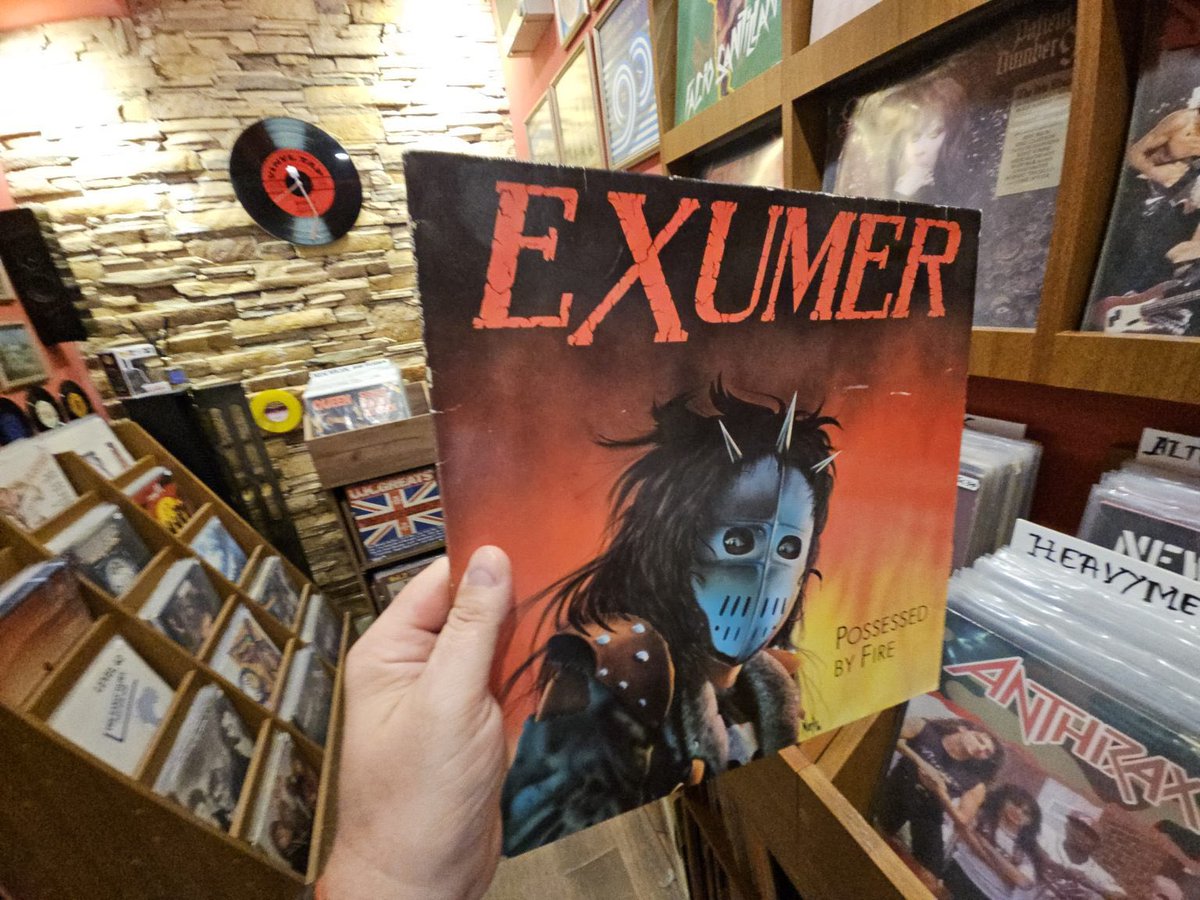exumerofficial's tweet photo. Vinyl is KING 🔥👑🔥

#exumer #possessedbyfire #disasterrecords #1986 #thrashmetal #vinylrecords #vinyl https://t.co/T0f5CgUCjr