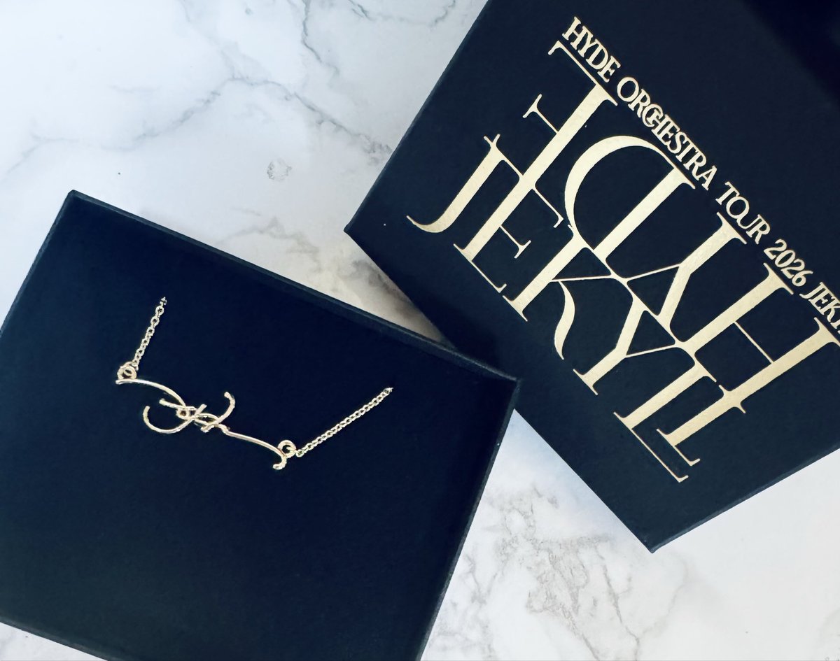 らるみくじ届いてたー🩷かわいい hydeさんネックレスも🥰