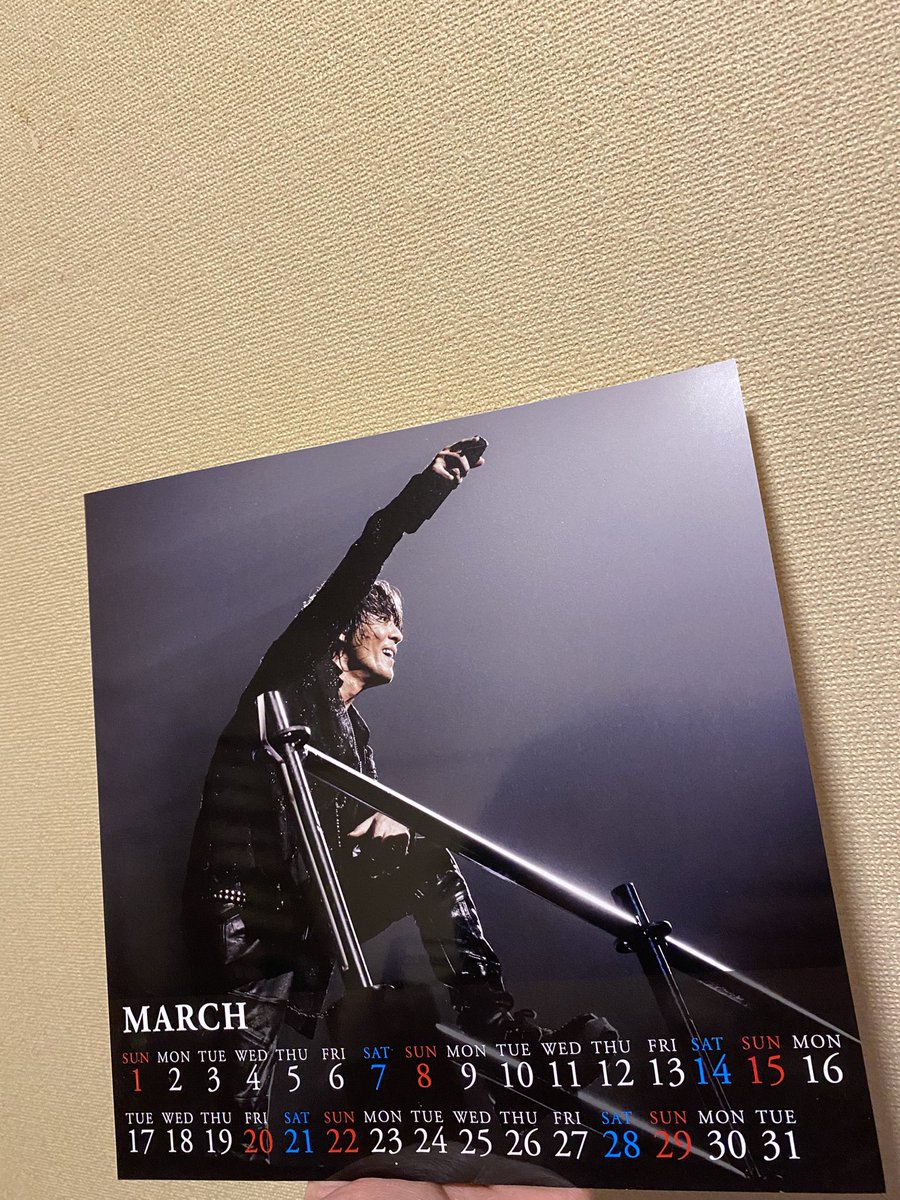 今月の我が家ご自慢のカレンダー2026 🗓️✨( ˘ω˘ ) マイクを向ける御