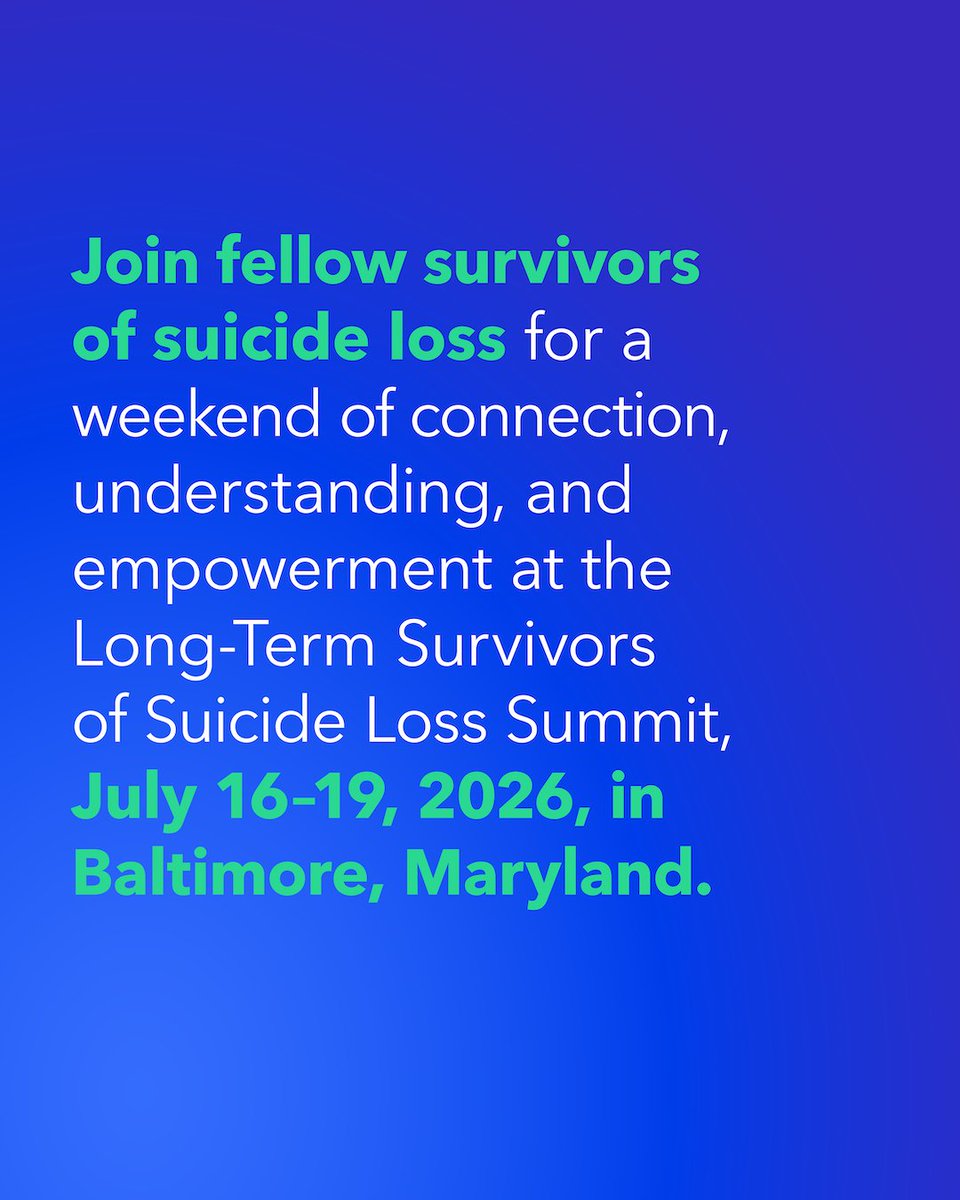 American Foundation for Suicide Prevention tweet media