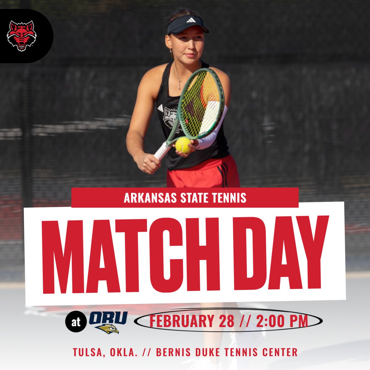 Arkansas State Red Wolves Tennis tweet media