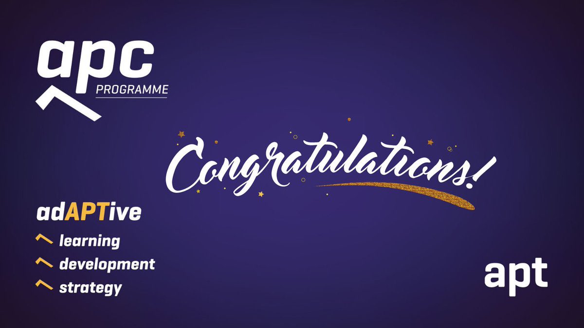 APT_APC programme tweet media