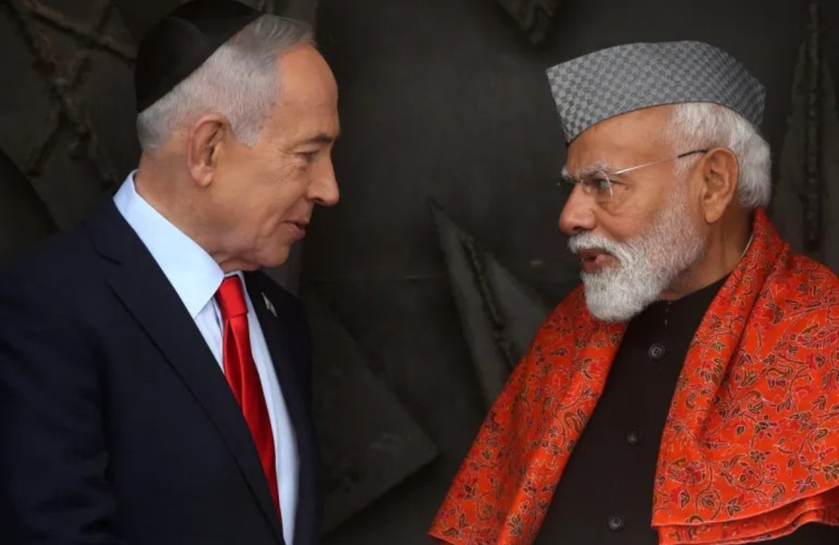 _Protagonist07's tweet photo. Modi at the helm of global affairs 🇮🇳✈️ Israel patiently waited for his green signal during the visit... As soon as his plane touched down back home? Boom boom on Iran! 🔥 Timing so perfect, it's almost diplomatic art. 😏 #ModiEffect #Israel #Iran
#MiddleEastConflict https://t.co/qkTGtmKSwj