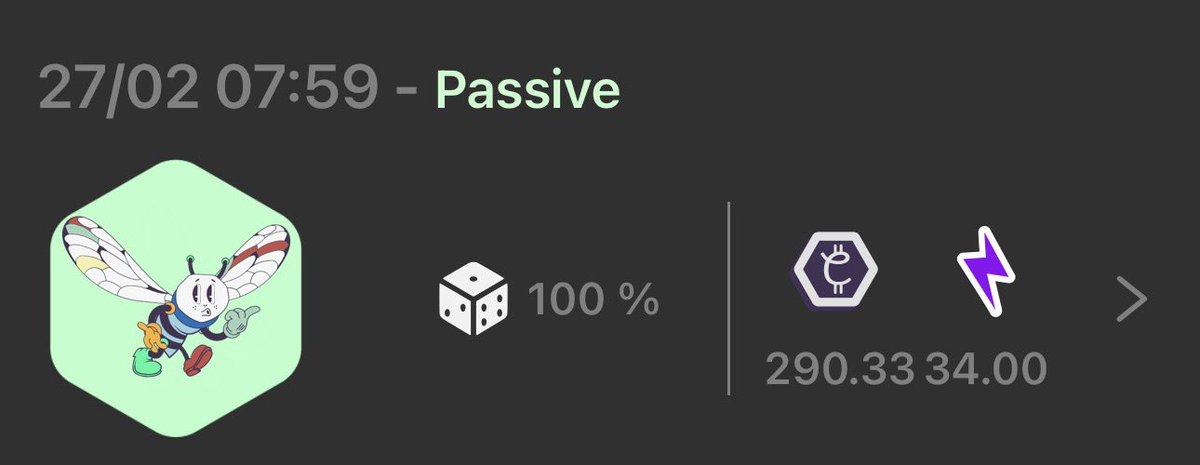 stomkt's tweet image. #m2e #theLifeBomb 🐝
めっちゃハマってるw

奥が深すぎる🤭

マイケル現在34エナ58分🚶‍♂️
月1万円程♪
耐久値上がって2分で1.17エナ消費10.02 $CATKN

エナ100%消費で290 $CAT🔥
ガーディアンボーナス発動させれば1日 約400 $CATKN
保有🐝60Bees

45エナ目指してひたすらmintしていきます♪