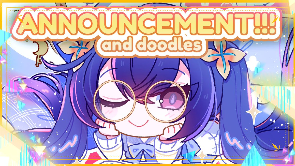 I HAVE AN ANNOUNCEMENT !!!!
We're doodling first tho.... but I have an announcement !!!
Then we're gonna raid into miss Ava for our collab yippee yahoo wahooo