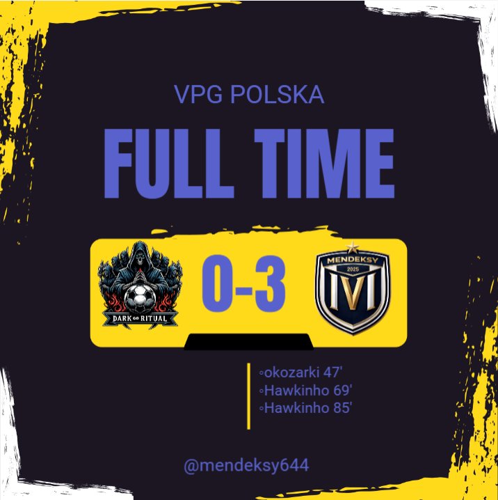 mendeksy644's tweet photo. W miniony czwartek Mendeksy rozegrały dwa mecze ligowe. Oba zakończyły się zwycięstwem.
To nie były tylko zwyciestwa to było ustawienie hierarchii w lidze.
Jazda Mendeksy!
@VPG_Poland https://t.co/qZF1xp3J9d