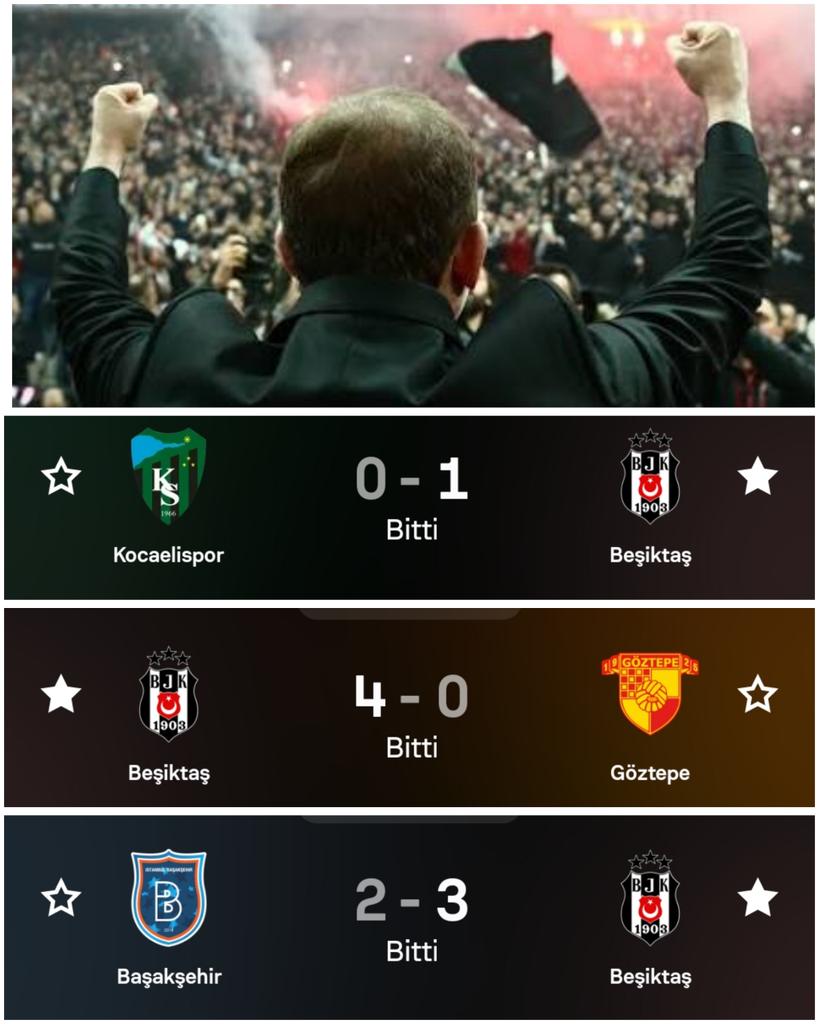 Şu fikstürden kayıpsız çıkmak büyük iş 
Amasız fakatsız tebrikler Sergen Yalçın ve takım
Sezon başı Cerny Gökhan Salih takıntısı olmasaydı şuan çok farklı şeyler konuşuyorduk