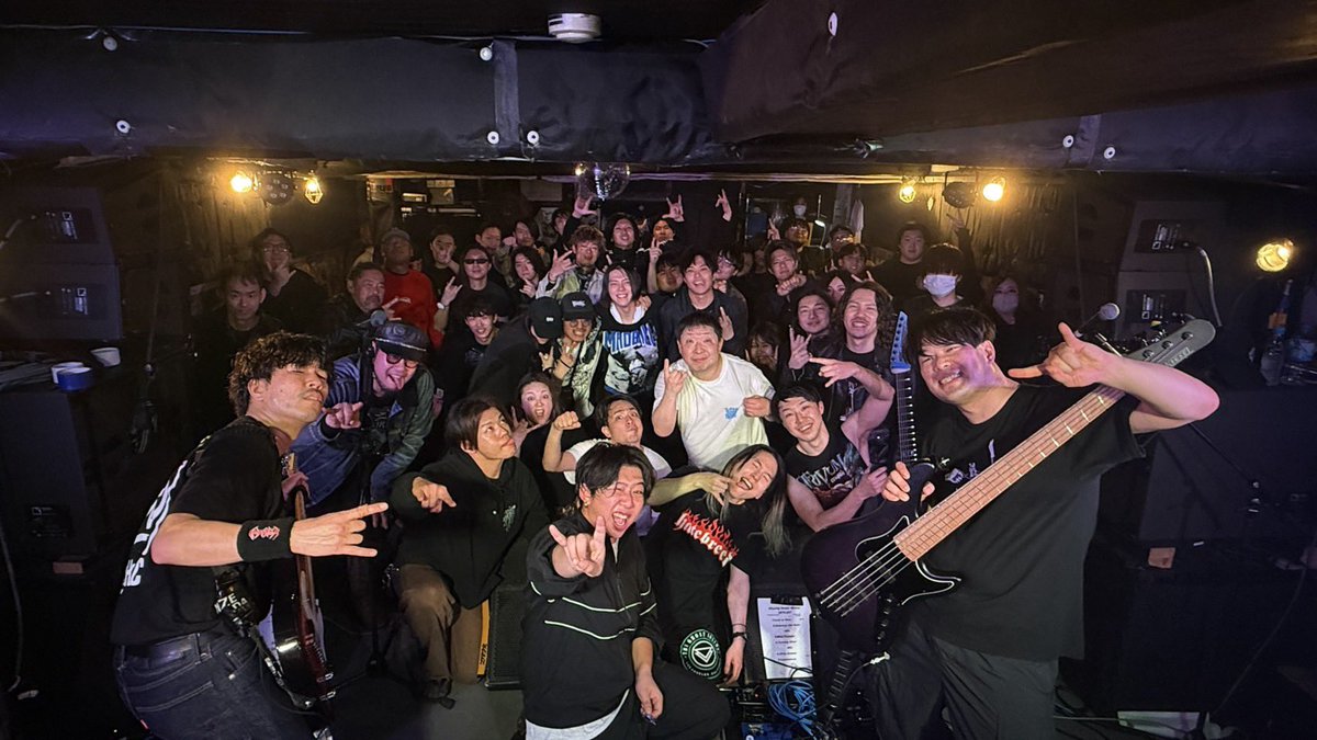 【🙇謝辞🙇】
本日はありがとうございました！
出演してくれた7組のみんな、遠征組のみんな、来てくれたお客さん、会場スタッフの皆さん、本当に感謝です。
最高の1日になりました。

この街で、高松TOONICEで一緒に鳴らせたこと誇りに思います。
また必ず交わりましょう！！