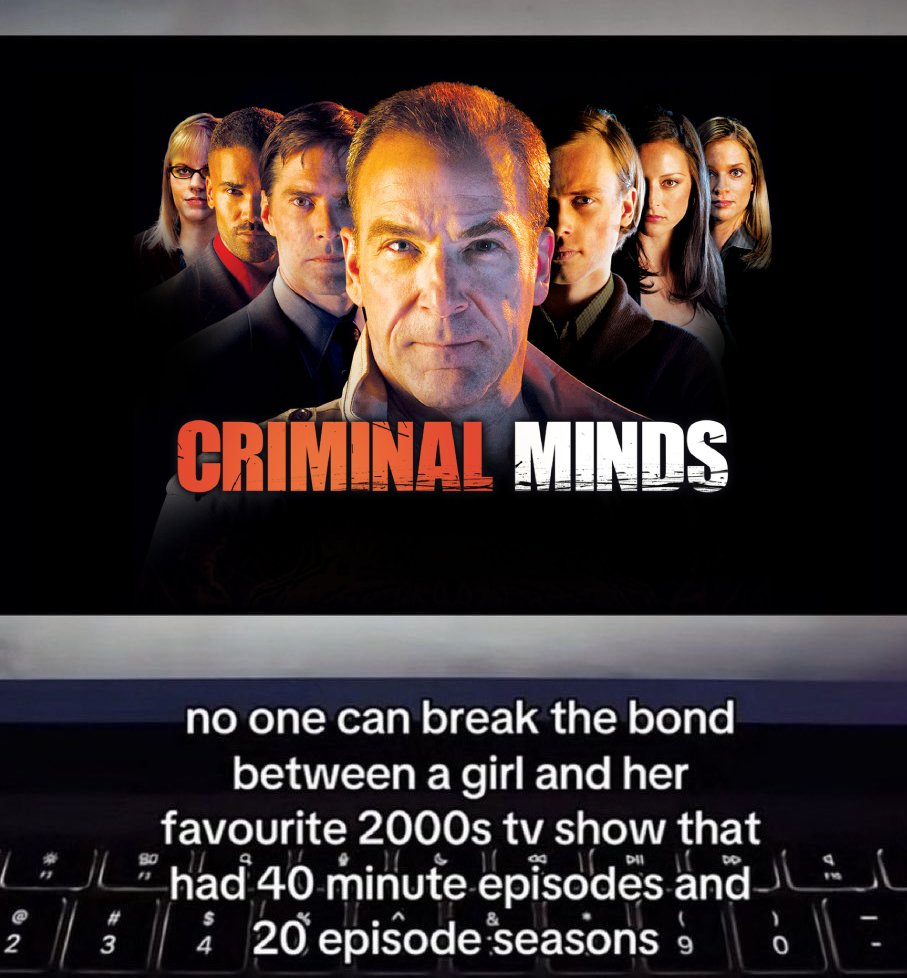 this will always be criminal minds to me
