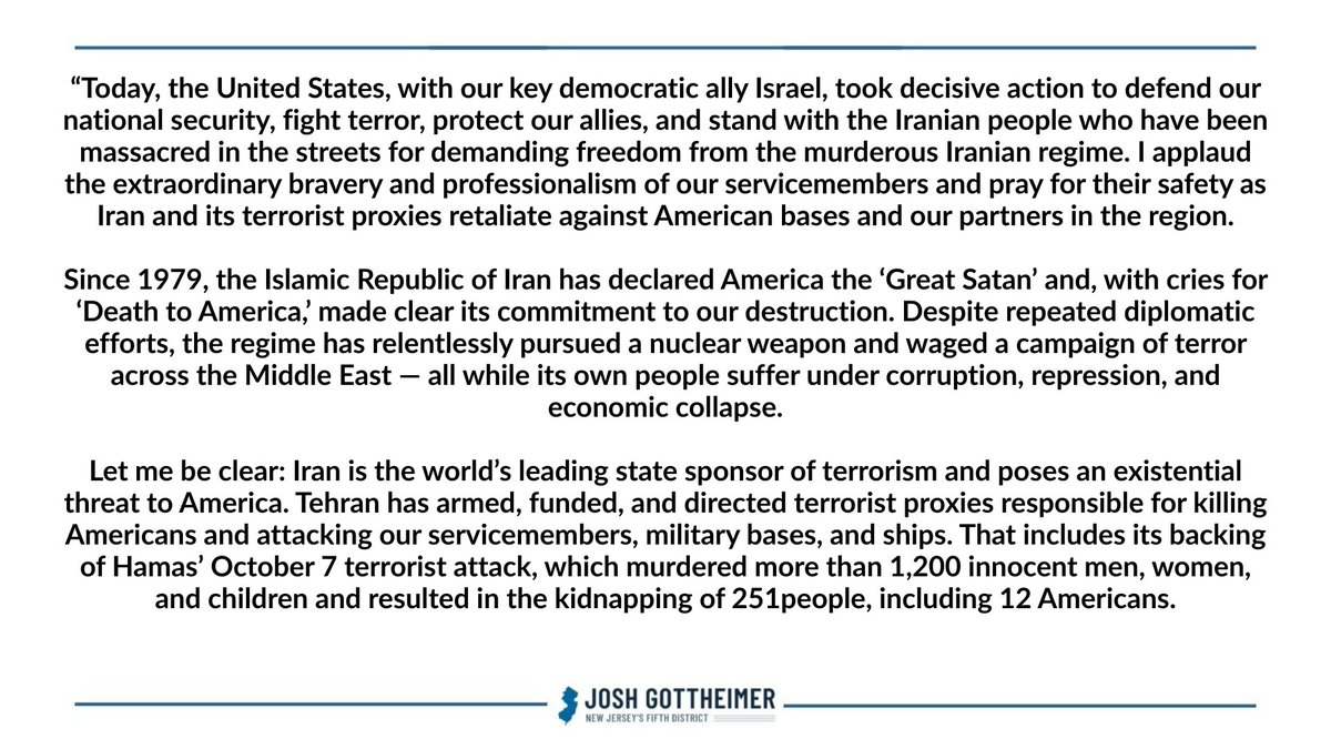 Rep Josh Gottheimer tweet media