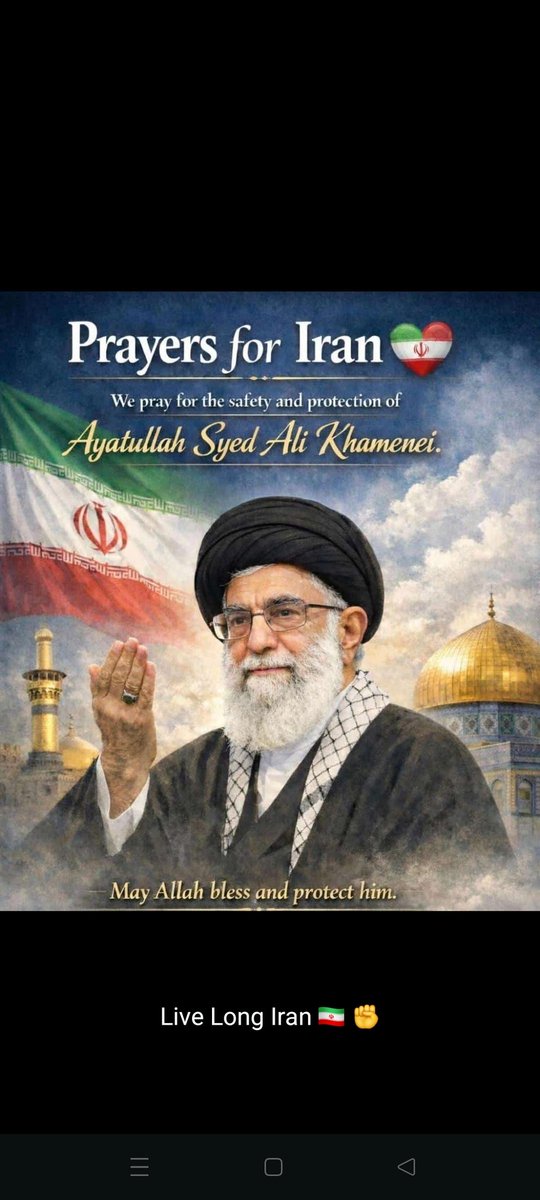 NASREEN_369's tweet photo. #livelongiran #PrayForIran #livelongkhamenei #prayforrehbar #indiastandswithiran https://t.co/ubEKRTaUTv