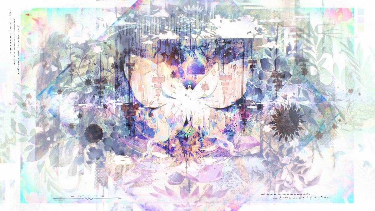 I am Thai living here made me feel depressed lmao🤣 so I created an ideal, beautiful world and shared it through painting anyway Hi! everyonee👋🤍