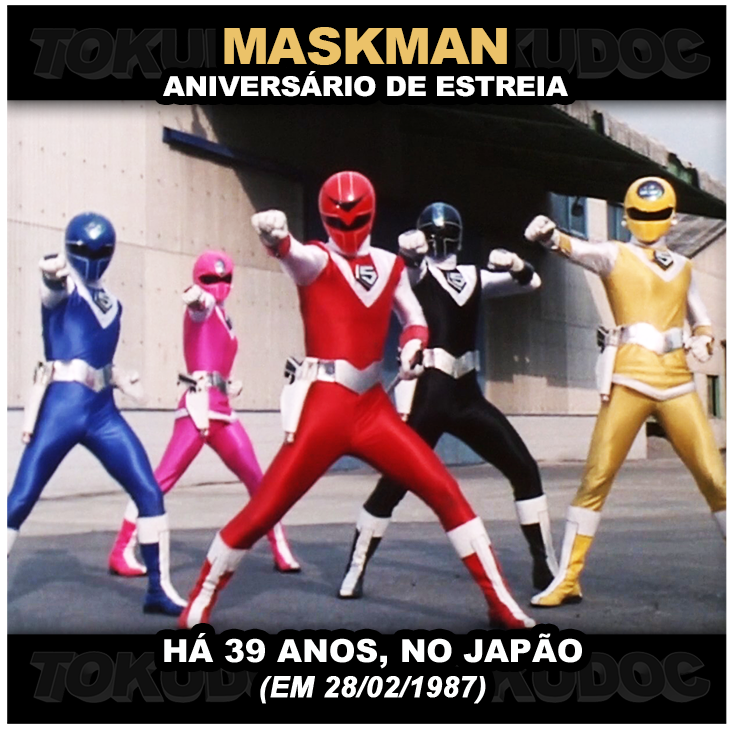 Maskman - aniversário de 39 anos da estreia no Japão! Venha ver um trecho aqui: instagram.com/reel/DVTMu7kgq…