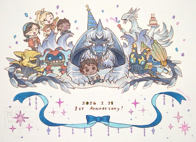 1周年おめでとうございます🎉

#モンハンワイルズ 