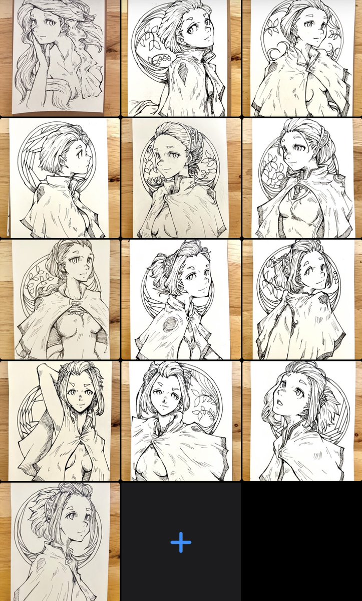 今月描いた絵を晒そう