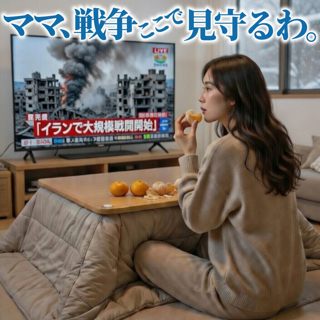 「ママ、戦争ここで見守るわ」
#ママ戦争止めてくるわ