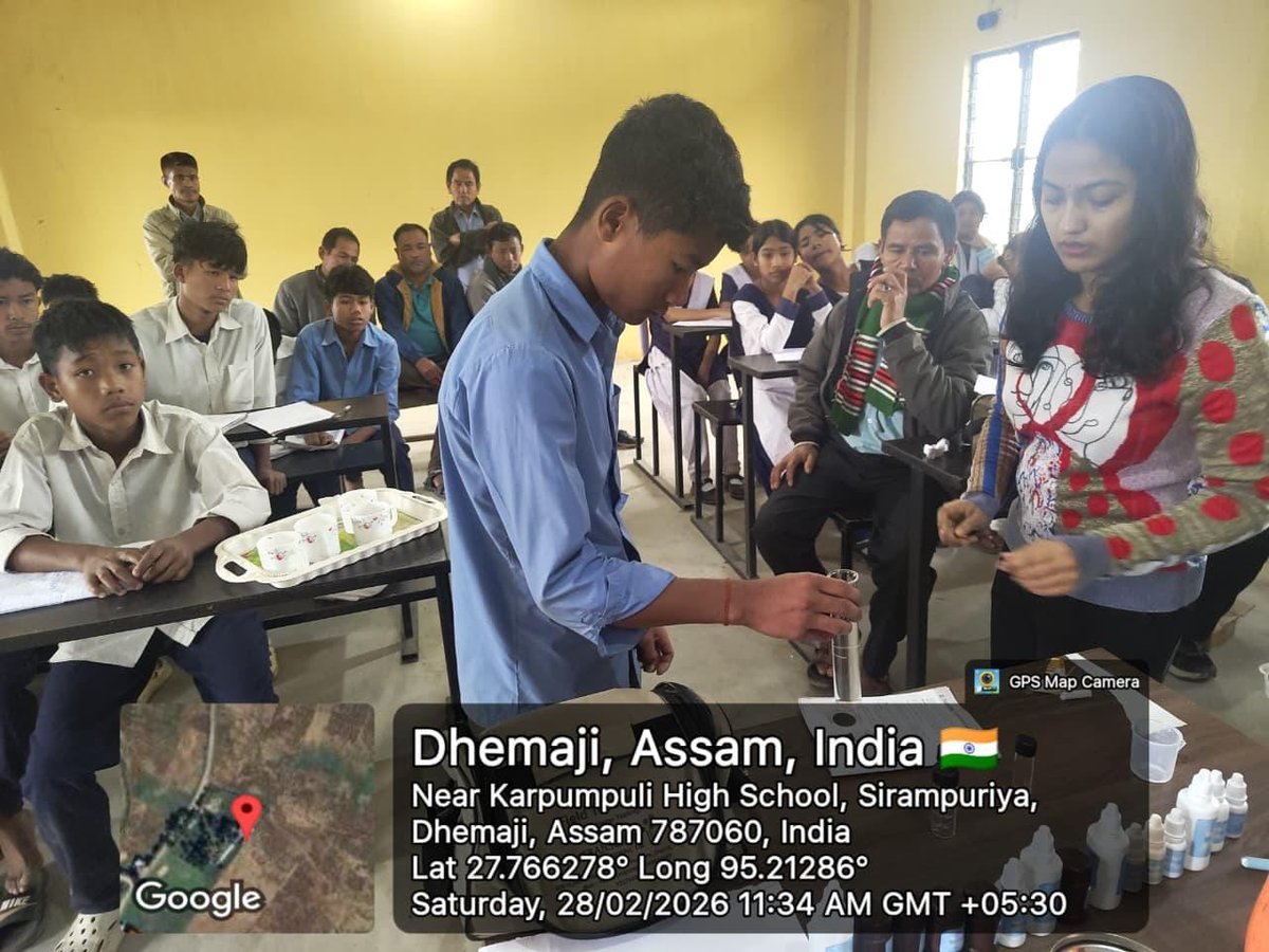 CDCJonai's tweet photo. Hands-on training on Field Testing Kits was held across schools in MSTD Aspirational Block of Jonai under Sampoornata Abhiyan 2.0.FTKs were distributed and awareness sessions on safe drinking water and sanitation were conducted to promote public health.
@NITIAayog @dhemaji_dc https://t.co/h2z6PgGQfu