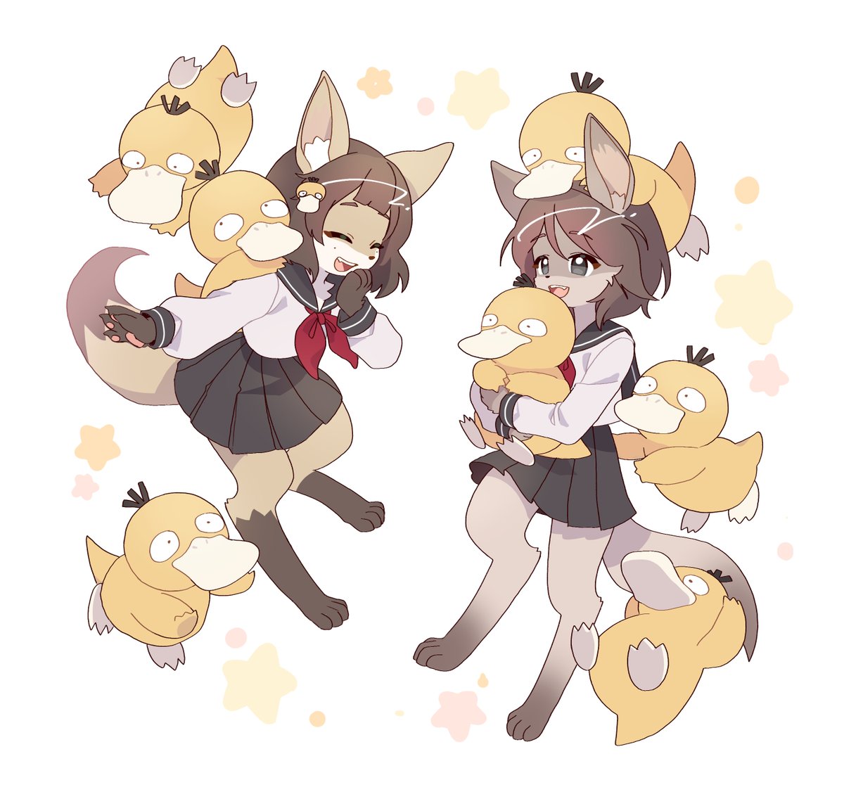 真的很谢谢你画了这么漂亮的图😍😍

🎨@ cua_Aqua