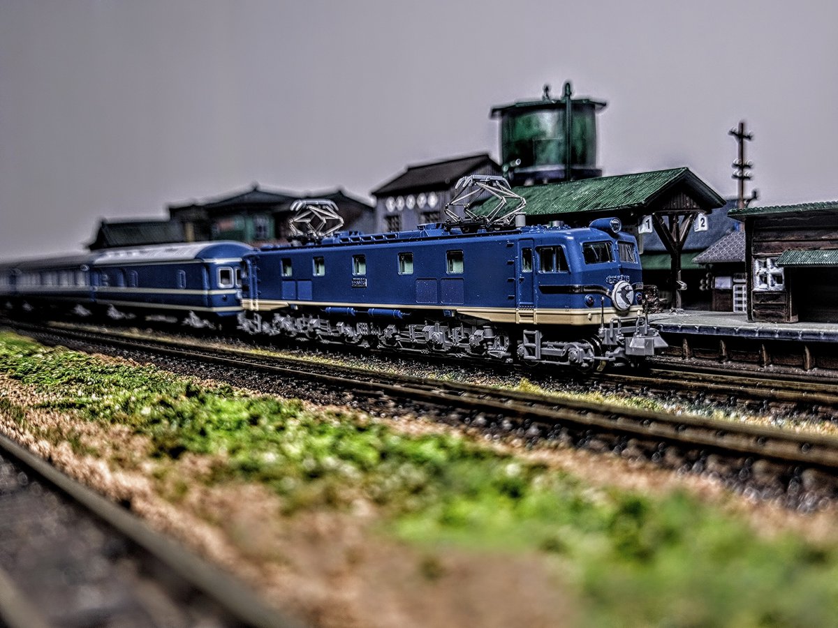 EF58×20系寝台特急はやぶさ❕1963年、ある日の山陽本線❕青大将塗装の