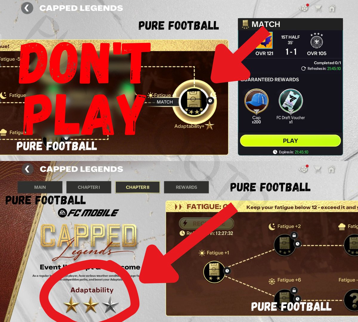 🚨 IMPORTANT 🚨

EXTRA 1500+ RANKUP POINTS 🤯
EXTRA 5000+ GEMS 🤑🤑🤑

ONLY FOR THOSE WHO DON'T HAVE 3 STARS ADAPTABILITY YET 🫵 💯 🫡 

A MUST THREAD 🧵    REPOST 🙏💯