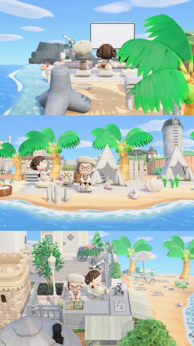 ぴかちゃん（ #pipipi_0099 ）がさっきまで島に遊びに来てくれてました❕
島クリしてから最初のお客さん🫶🏻 本当に楽しかった〜🎶
次はぴかちゃんの島にお邪魔しますദ്ദി＞ᴗ＜)釣り大会も開催予定💁🏻‍♀️

 #あつ森写真部  #あつ森
 #ACNH #AnimalCrossing