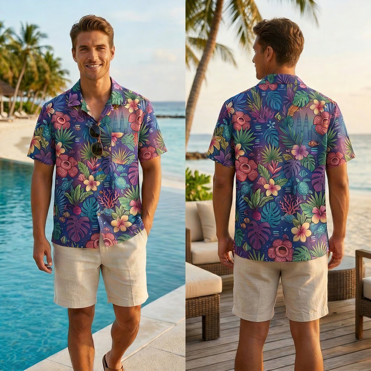 Chicken_Oyster's tweet photo. STOP making boring black &amp; white Web3 Merch！

For my @SuperteamMY merch entry, I’m bringing the “Malaysian Tropics” vibe to the Solana Builders. 🌴

Perfect outfit for Solana Startup Village and daily tropical wear.

🛠️Tool:
Photoshop, Nano Banana Pro

#SuperteamMYMerch https://t.co/fwmup0mzPy