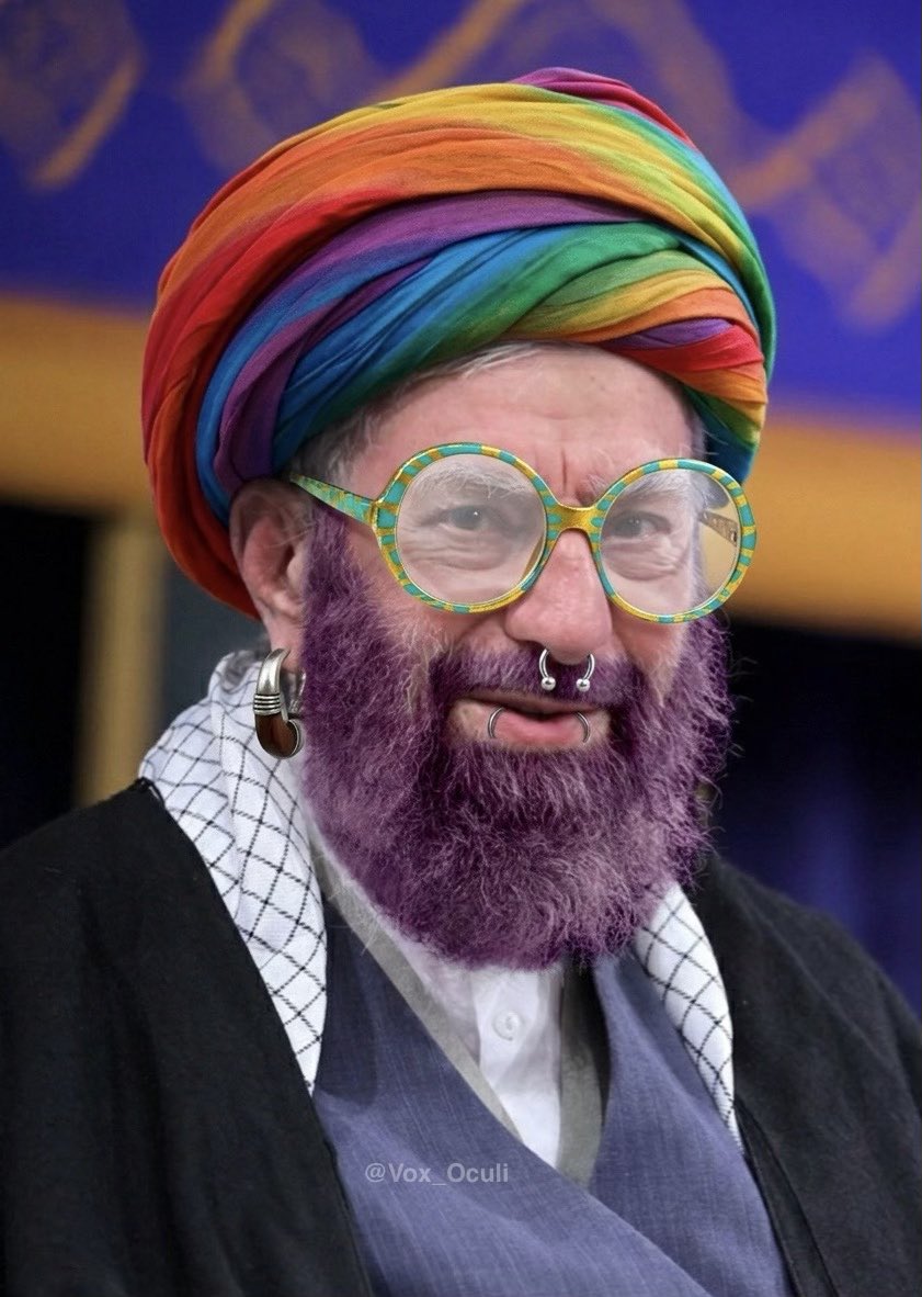 🚨DEVELOPING: Unconfirmed reports that Ayatollah Khamenei is still alive and has come out as transgender 🏳️‍⚧️