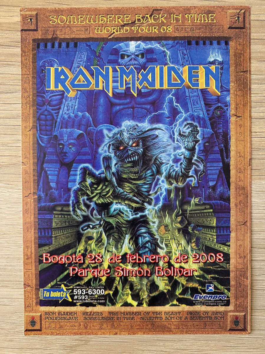 Iron Maiden Blood Brothers Colombia tweet media