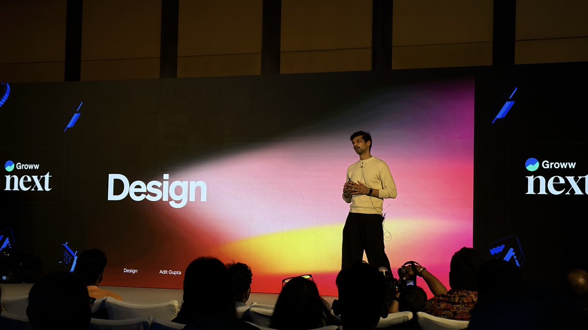 All our recent and under-the-hood work in the big screen at Groww Next’26 ⚡️

This was a first of its kind for our team! Super proud of the team and presenters that pulled this off ✨