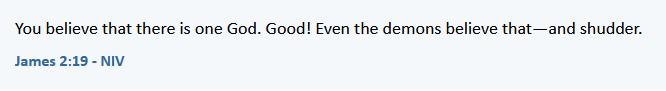 Thinking of maybe posting weekly - random scriptures

The name of Jesus has power over demons. If you're being tormented rebuke them in His name. It works!
