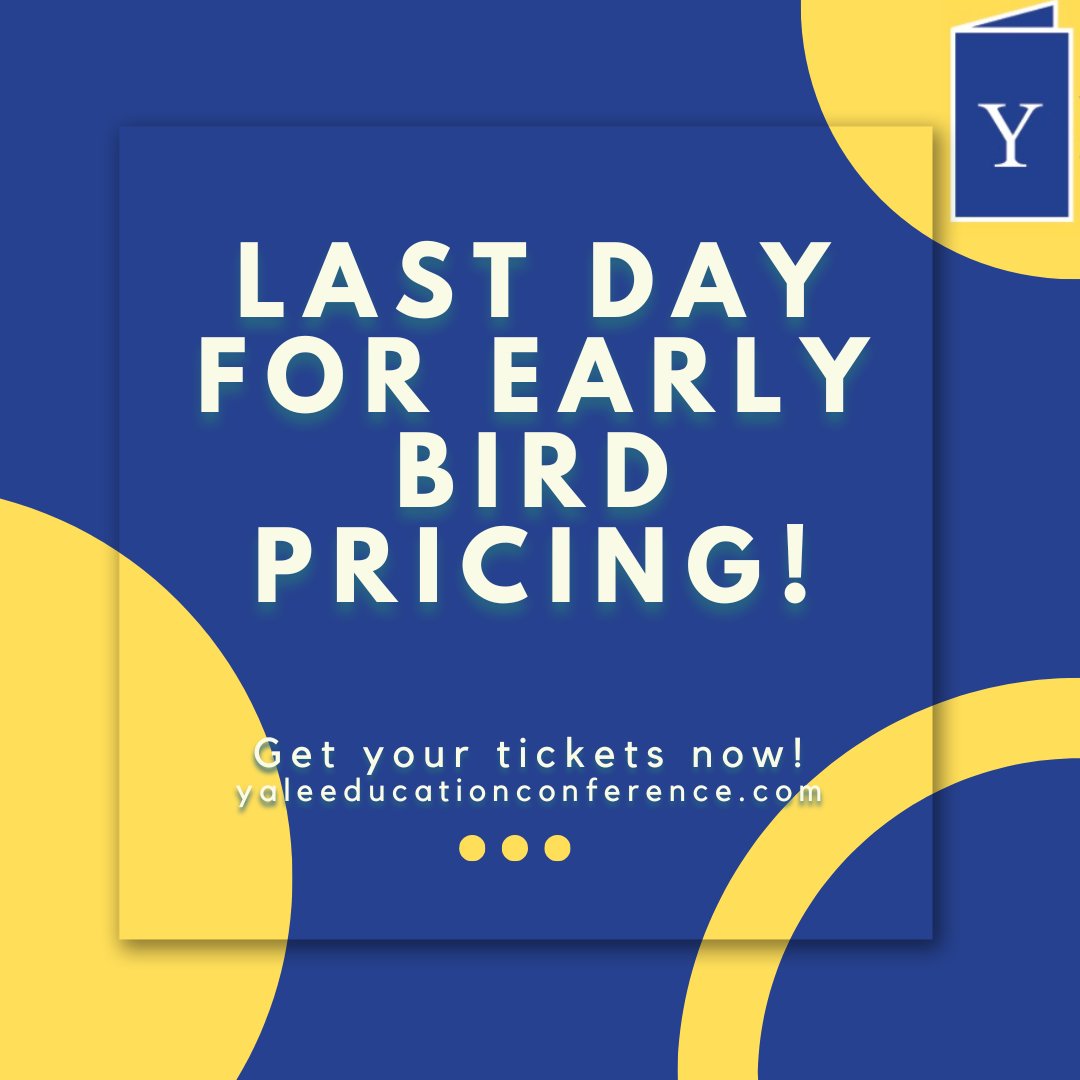 YaleELC's tweet photo. Save yourself some💰and grab your ticket today!

🗓 When: Friday, April 24th, 2026
📍 Where: Yale School of Management
🔗 Register: https://t.co/UdH9yphhIi https://t.co/YMo5jCyfPK
