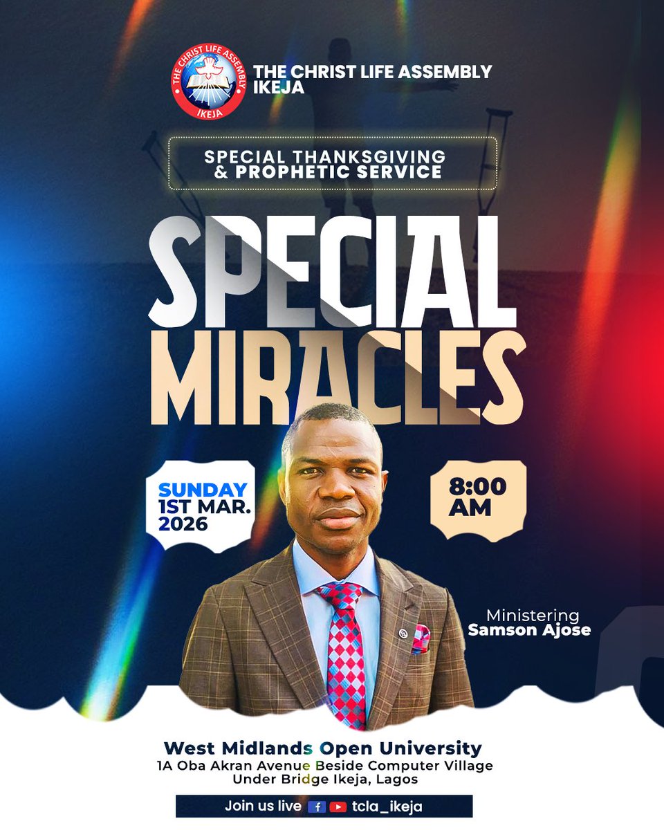 The Christ Life Assembly (Ikeja) tweet media