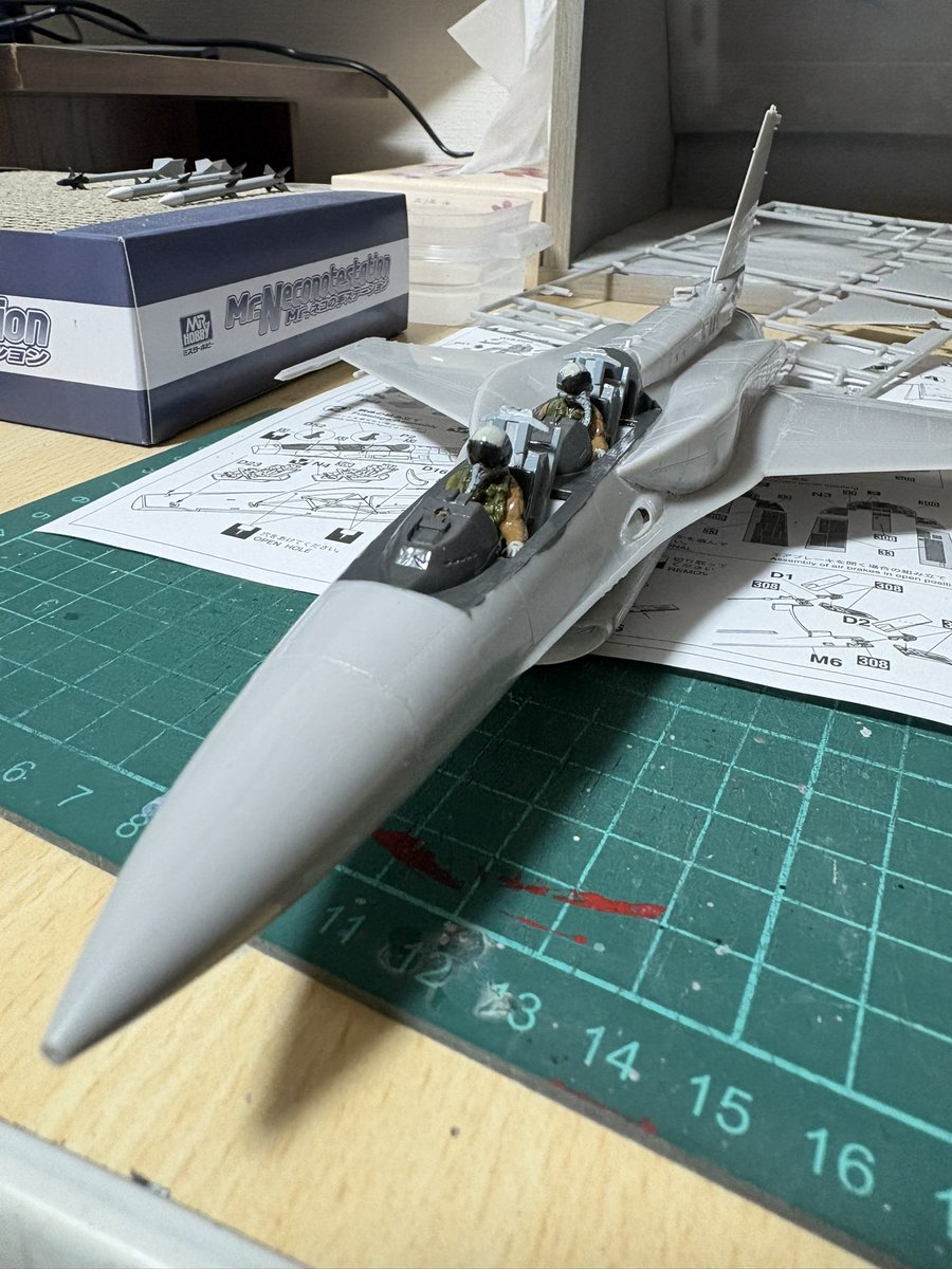 sky302tfs's tweet photo. #HASEGAWA
#F16F
背中のドーサルスパインとCFTが付くだけで、全然別物のファルコンになる✈️
凄みが倍増してる✨️ https://t.co/eLlOiXFObZ