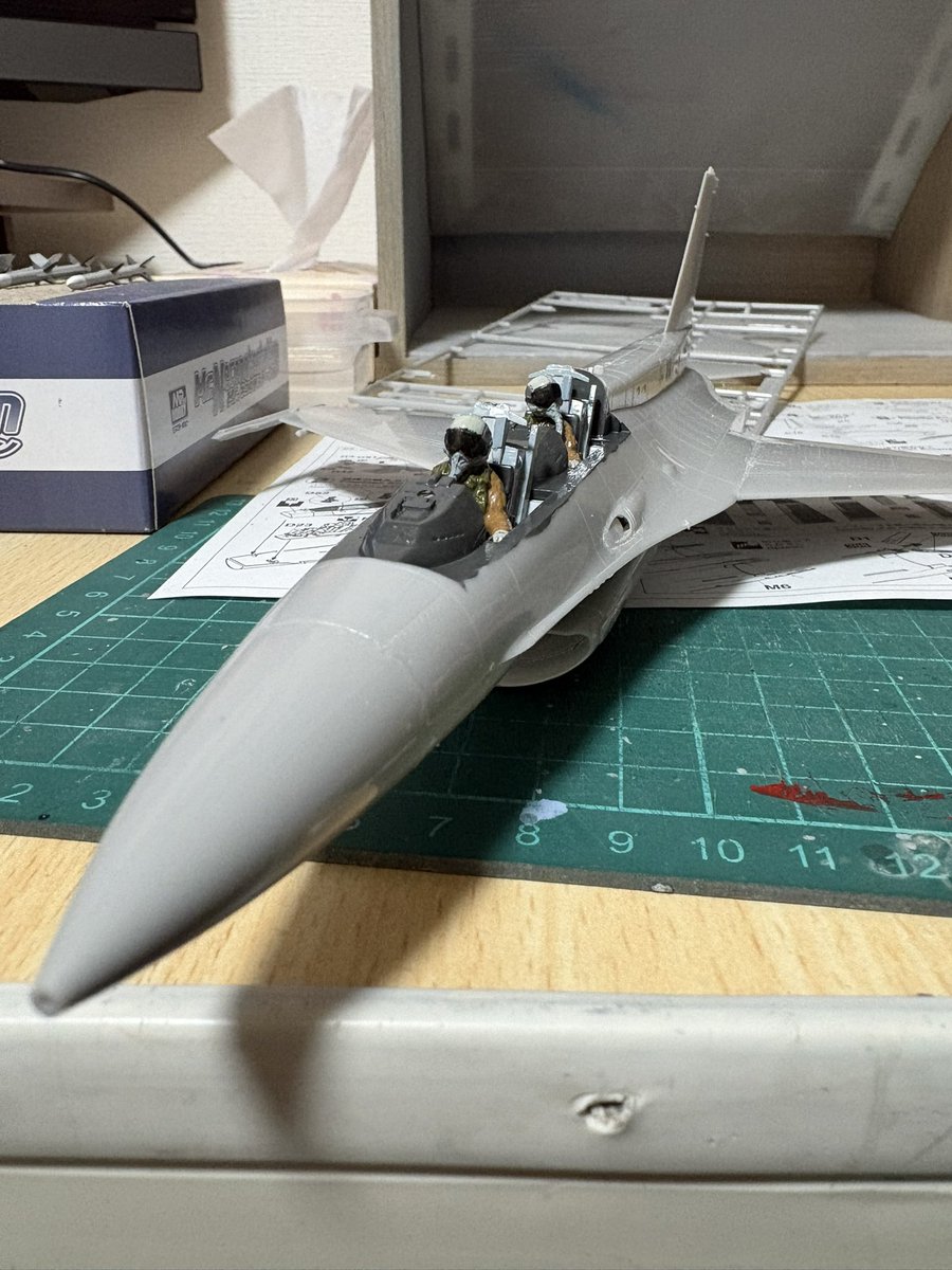 sky302tfs's tweet photo. #HASEGAWA
#F16F
背中のドーサルスパインとCFTが付くだけで、全然別物のファルコンになる✈️
凄みが倍増してる✨️ https://t.co/eLlOiXFObZ