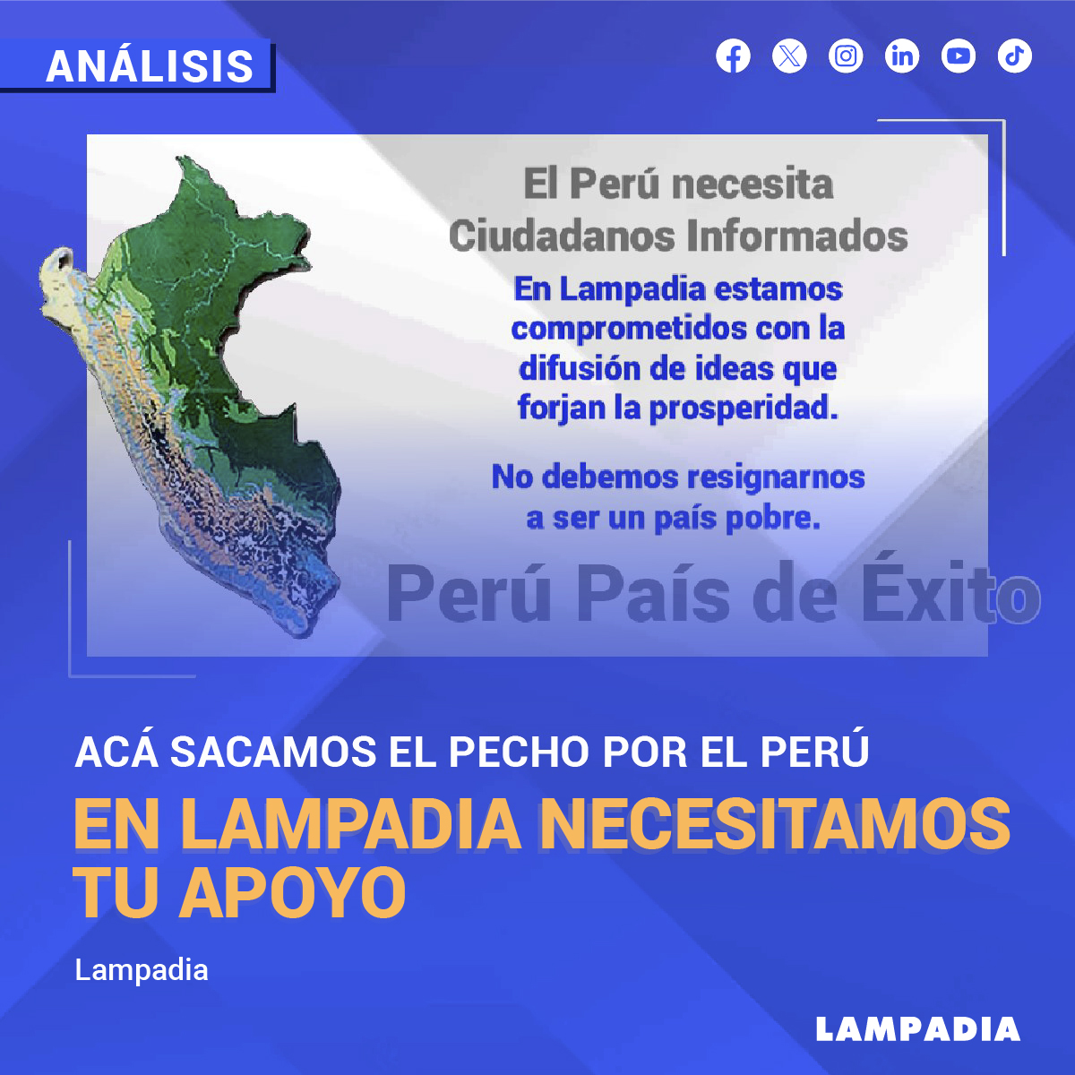 LampadiaOficial's tweet image. #ANÁLISIS | Para ‘Lograr que los peruanos optemos por una Sociedad de Libre Mercado’, necesitamos el apoyo económico...

Continuar leyendo 👉 tinyurl.com/3re4astj

#Lampadia #apoyo #Perú #éxito #ciudadanos #LaPrevia #campaña #Sociedad #LibreMercado #desarrollo #democracia