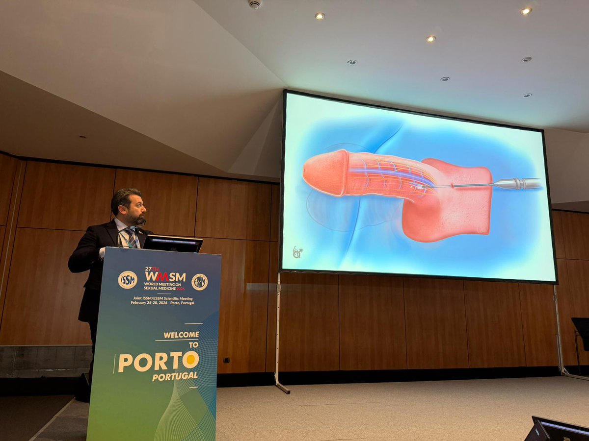 dryasarbasaga's tweet photo. I’m honored to have attended the 27th World Meeting on Sexual Medicine in Porto, Portugal — the joint scientific congress of the International Society for Sexual Medicine (ISSM) and the European Society for Sexual Medicine (ESSM). At this prestigious event, I presented our work on Selective Dorsal Cryoablation for premature ejaculation, discussing patient selection, sensiometric evaluation, and outcomes with colleagues from around the world. It was a pleasure to share clinical insights and advance discussions in sexual medicine with international experts. Thank you to everyone involved in this inspiring scientific forum.

#WMSM2026 #ESSM #ISSM #SexualMedicine #MedicalConference #Porto2026 #HealthcareInnovation #sexualhealth #malesexualhealth #pe #cryoablation