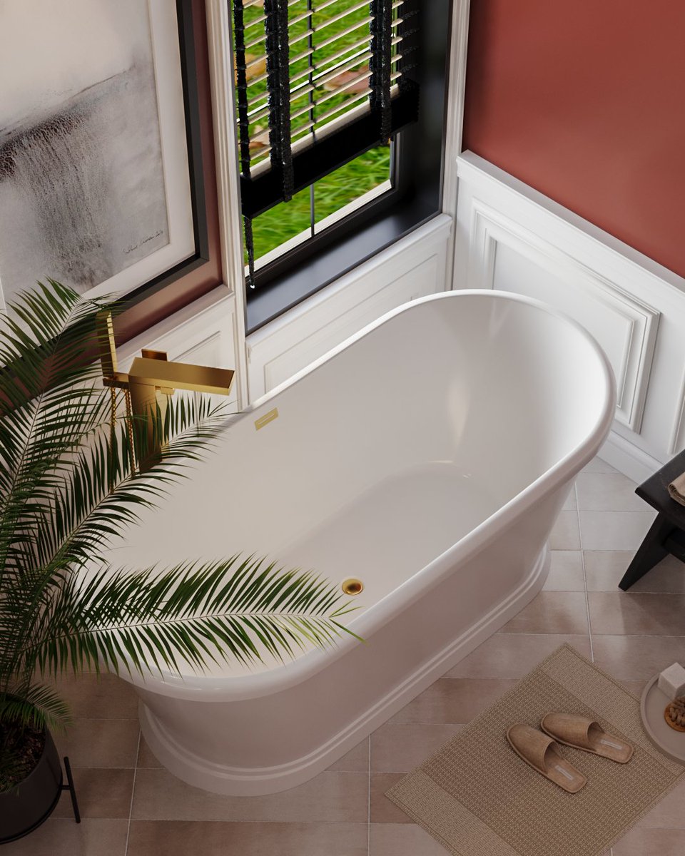 bathroomcity's tweet photo. Our Chester roll top freestanding bath is the statement piece every traditional bathroom dreams of — timeless curves, beautiful detailing, and pure indulgence.

👉 Shop the Chester range now: https://t.co/N5MQCHCFyb

#Classic #TimelessDesign #BathroomInspiration #HomeIndulgence https://t.co/qvCCgT36yl
