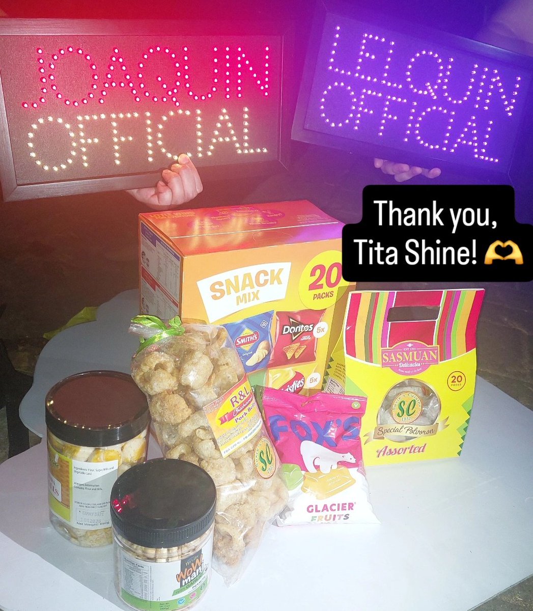 We appriciate it, Tita Shine! 🫶
TYSM ❤️💜

#JoaquinArce