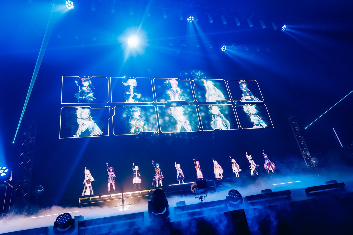 virtual_kaf's tweet photo. #VWP現象4 👑

素敵な夜を、ほんとうにほんとうにありがとう！！
5年にわたるVWPの活動のなかで、かけがえないメンバ��のみんなから、観測者のみんなから、チームの皆さんから、一体どれほどのきらめきをもらったかわかりません。

未来がどんなものであっても、わたしたちらしく立ち向かっていける！そう強く思った一日でした。
魔女5人揃って歌える日まで！またね🪽

Photo: Sotaro Goto