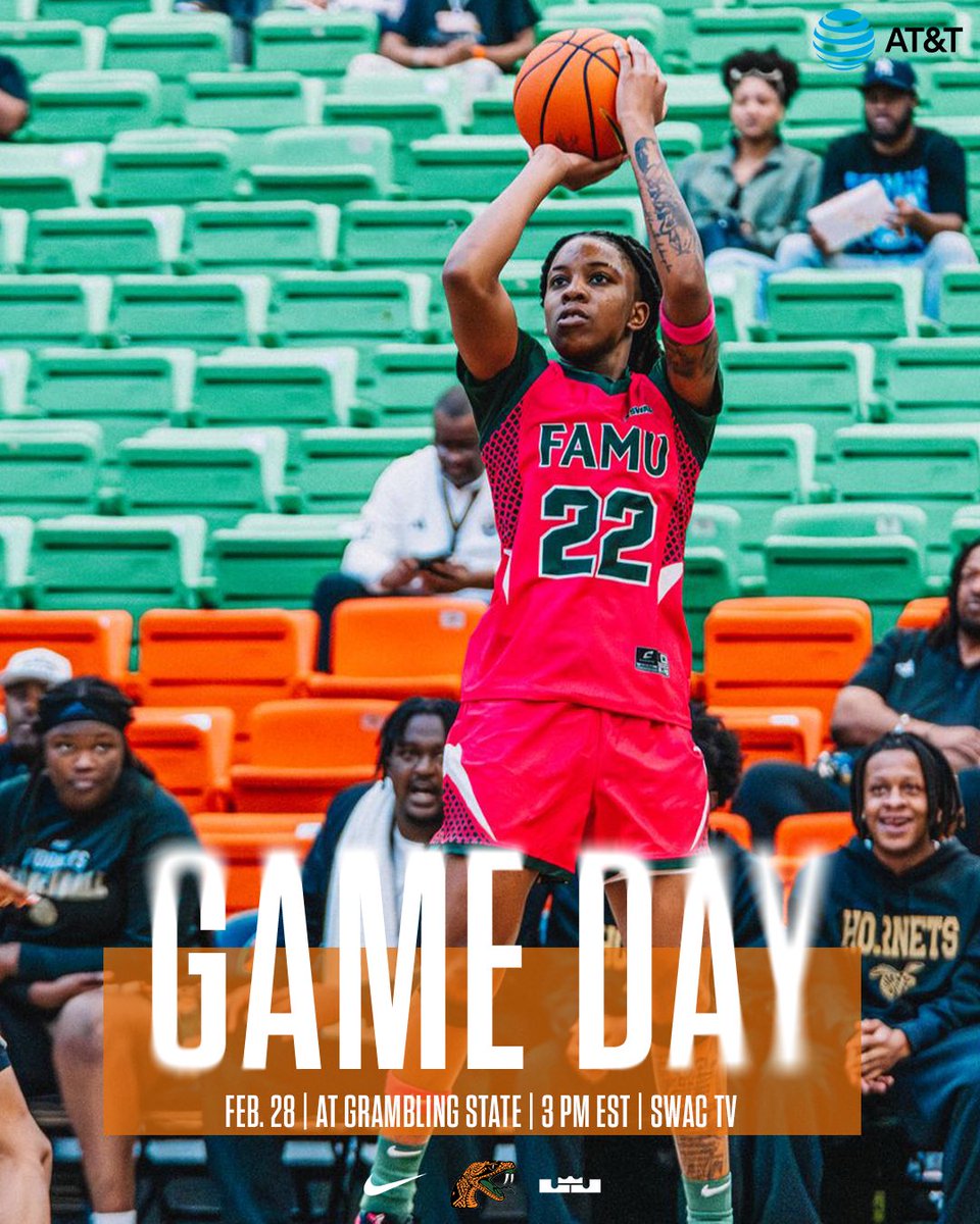 🏀 GAME DAY 🐍

The Rattlers hit the road for a SWAC matchup as Florida A&amp;M takes on Grambling State today.

📍 Grambling, La.
🕒 3 PM EST
📺 SWAC TV

#FangsUp