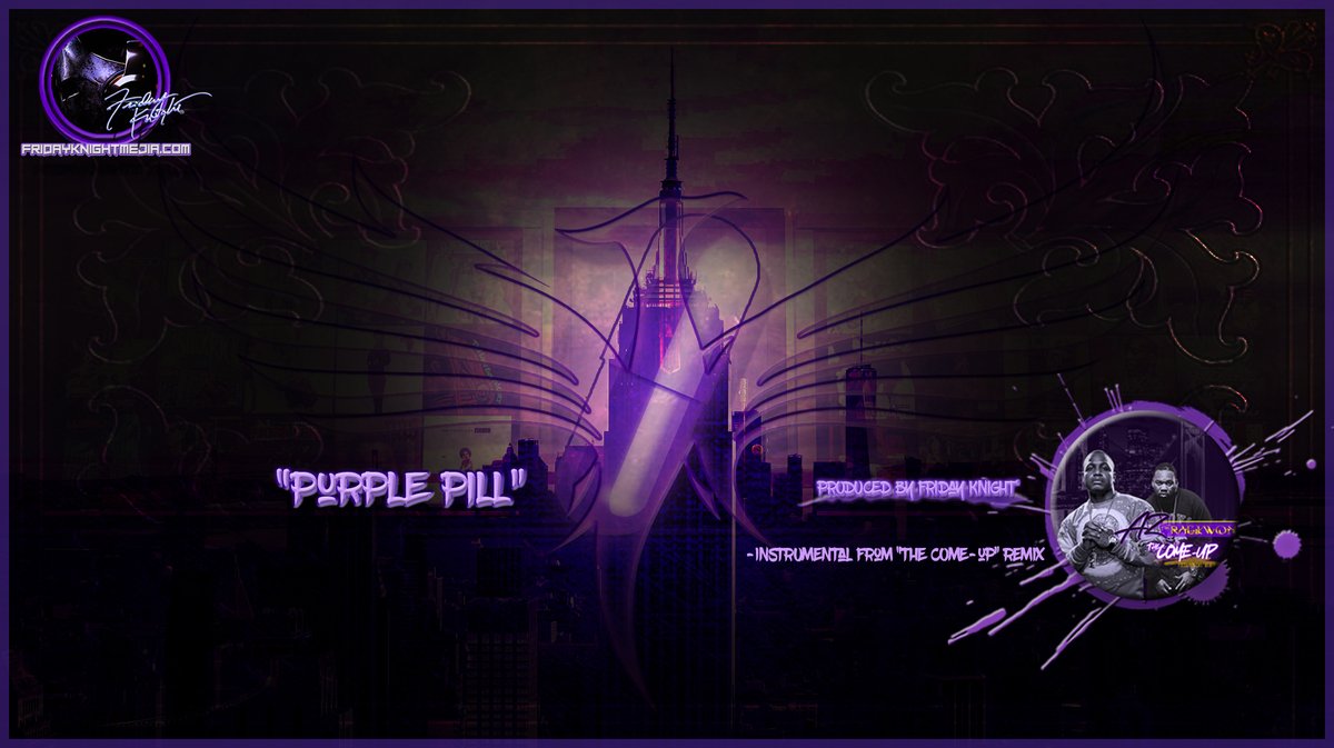 _FridayKnight's tweet photo. “Purple Pill” (Instrumental)-Produced by Friday Knight®
(Instrumental from "The Come Up + Faster Blade Friday Knight® Remix") #fridayknightmedia #knightmusik #beatsbyfridayknight #organichiphop
-Produced by Friday Knight®
+Subscribe: https://t.co/sKrK9tbwfY https://t.co/LbHKJ3ciJ7